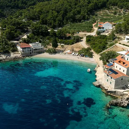 Seaside Secluded Cove Tvrdni Dolac, Hvar - 12655 דירה Gdinj